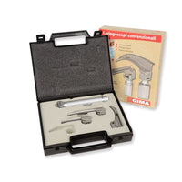 Set laringoscopio pediatrico con 2 lame Miller 0-1 e 1 lama Mc Intosh 0