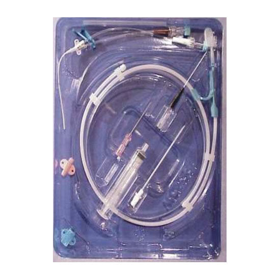 Set con catetere venoso centrale bilume pediatrico FR 4 - 13 cm