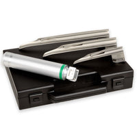 Set laringoscopio F.O. Doctor con 3 lame Miller Green GIMA 1-2-3