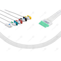 Set ECG 5 derivazioni DG5-90P-I - Compatibile Draeger