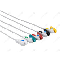 Set ECG 5 derivazioni DG5-90P-I - Compatibile Draeger