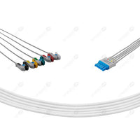 Set ECG 5 derivazioni HPA5-90P-I (varie marche)