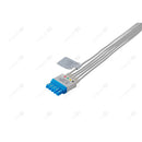 Set ECG 5 derivazioni HPA5-90P-I (varie marche)