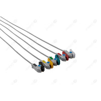 Set ECG 5 derivazioni HPA5-90P-I (varie marche)