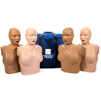 Set manichini RCP donna Prestan Professional Female Diversity - con Feedback Monitor/Clicker (2 pelle chiara e 2 pelle scura)