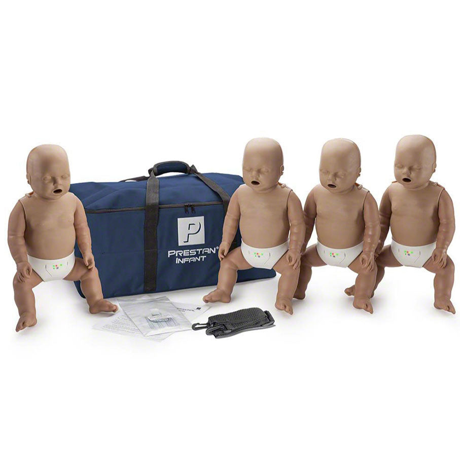 Set manichini RCP neonatale Prestan Professional Infant - con Feedback Monitor/Clicker (pelle scura)