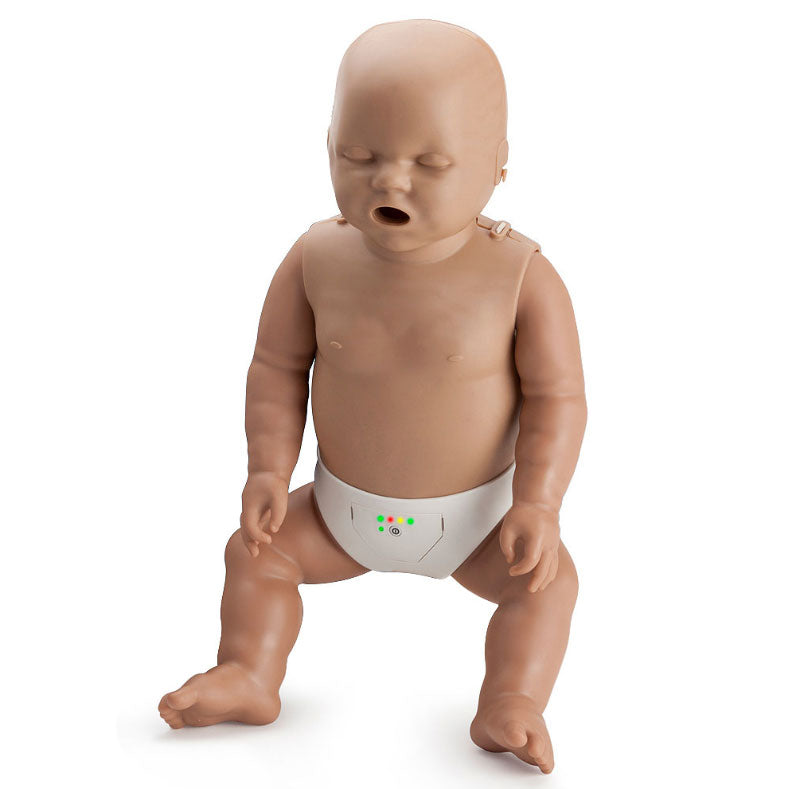 Set manichini RCP neonatale Prestan Professional Infant Diversity - con Feedback Monitor/Clicker (2 pelle chiara e 2 pelle scura)