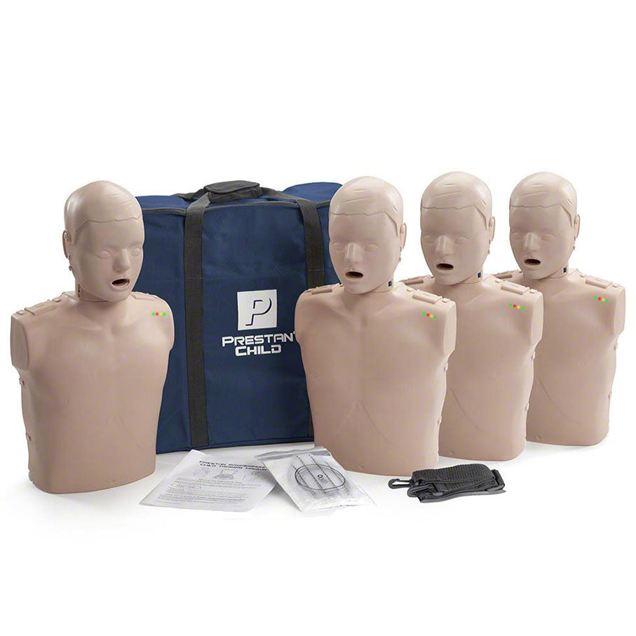 Set manichini RCP pediatrico Prestan Professional Child - con Feedback Monitor/Clicker (pelle chiara)