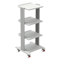 Carrello in alluminio SMART - 4 ripiani mm 360 x 400