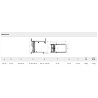 Sollevatore elettrico MUEVO Home Light RI905 + Imbracatura standard - Portata 135 Kg