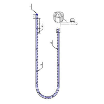 Sonda nasogastrica per nutrizione enterale SECURFLOW ENFIT Ryle - 120 cm