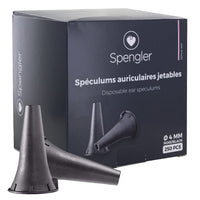 Speculum per Otoscopi compatibili con varie marche - 4 mm - Neri (Conf. 250 pz.)