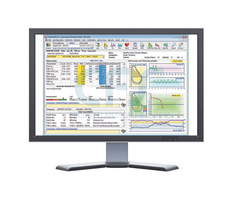Spirometro MIR New Spirolab Touchscreen con MIR Spiro