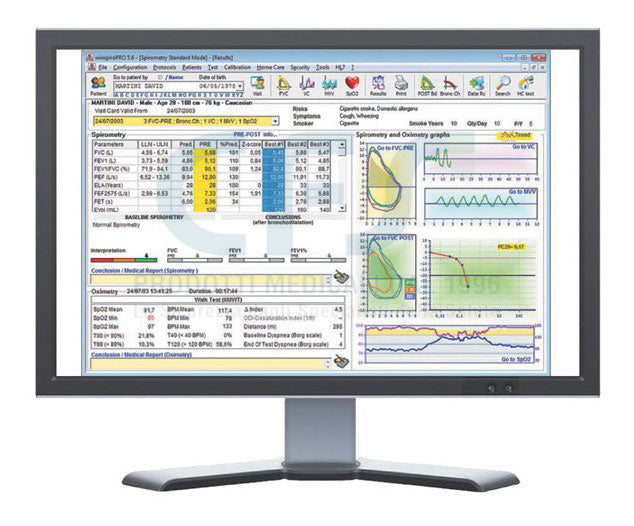 Spirometro MIR New Spirolab con MIR Spiro e SpO2