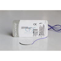 Sutura Healthium PDSYNTH, ago 1/2 30mm, USP 0 - filo viola 70cm (conf. 12 pz.)