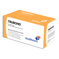 Sutura Healthium TRUBOND, ago 3/8 16mm, USP 3/0 - filo verde 38cm (conf. 12 pz.)