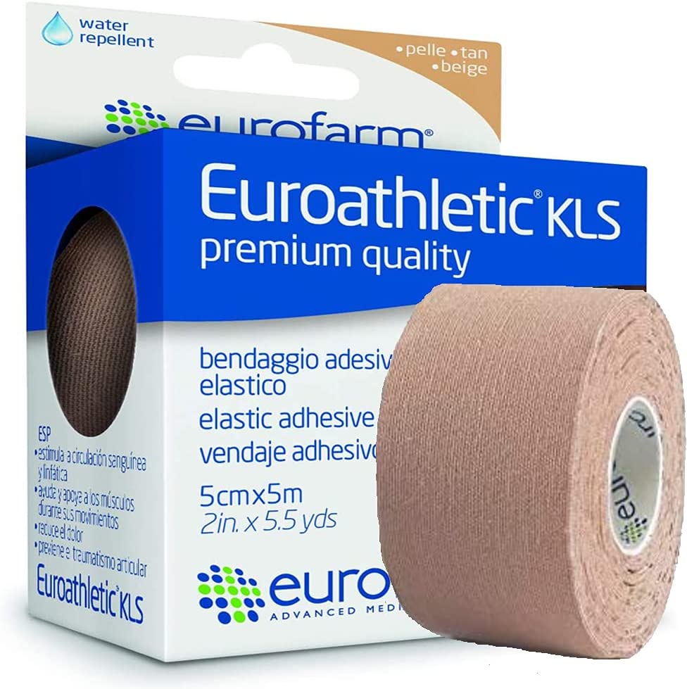 Tape neuromuscolare EUROATHLETICS KLS cm 5 x 5 mt