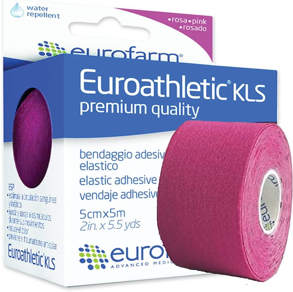 Tape neuromuscolare EUROATHLETICS KLS cm 5 x 5 mt