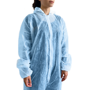 Tuta di protezione monouso in TNT Azzurro NW COV ALLBLU 30 g/m2 - non sterile