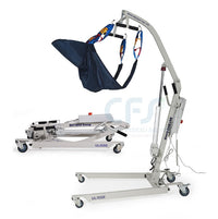 Sollevamalati elettrico pieghevole ULISSE EL 150 CI + Imbracatura standard - Portata 150 Kg