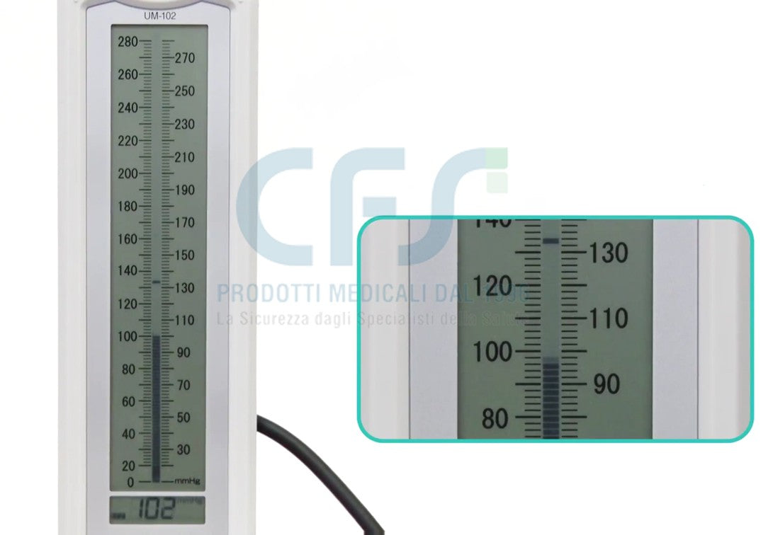 Sfigmomanometro a colonna digitale ibrido A&D UM-102A
