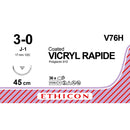 Sutura Ethicon VICRYL RAPID V76H - 3-0, Ago J-1 - Incolore (conf. 36 pz.)