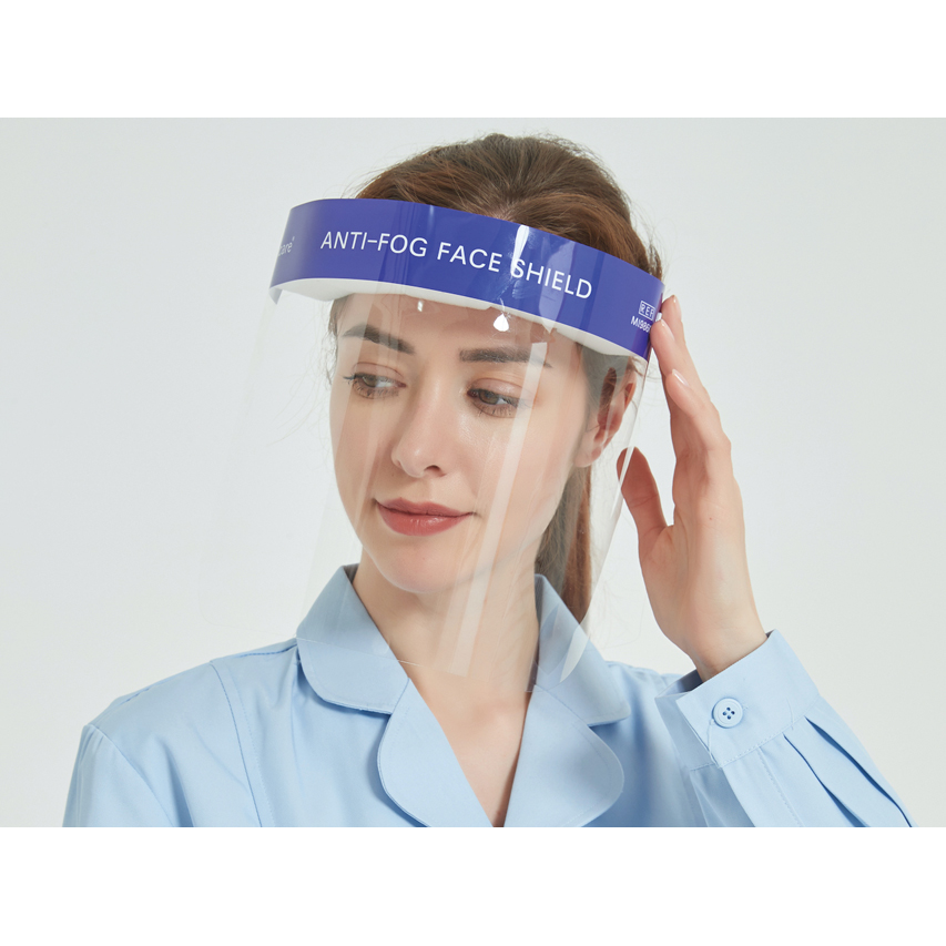 Visiera protettiva anti - nebbia