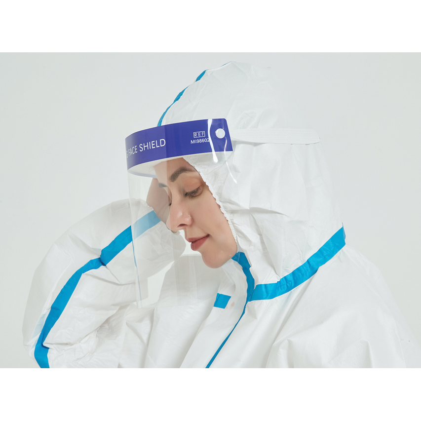 Visiera protettiva anti - nebbia