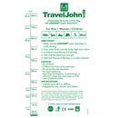 WC portatile in carta TravelJohn - 800 cc (Conf. 4 pz)