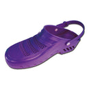 Zoccoli in materiale antistatico - Tomaia con fori - Con cinturino - Viola