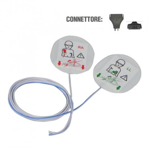 Piastre/Elettrodi per defibrillazione (compatibili)