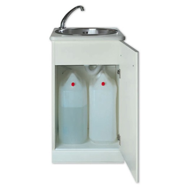 Lavandino portatile - 65 L - Con dosatore di sapone e porta-carta