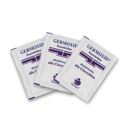 Salvietta disinfettante alla clorexidina GERMOXID su CFS PRODOTTI MEDICALI