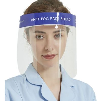 Visiera protettiva anti - nebbia