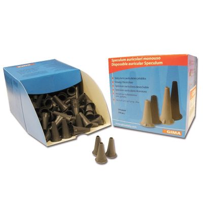 Speculum per Otoscopi compatibili con varie marche - Grigi (Conf. 250 pz.)