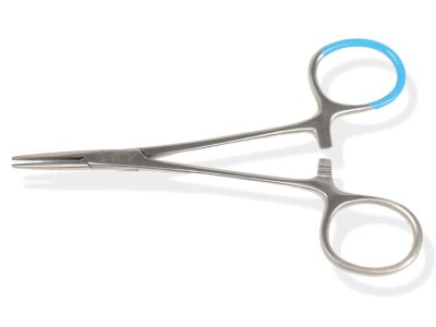 Pinza emostatica monouso Halstead-Mosquito Retta cm 12,5 (conf. 25 pz)