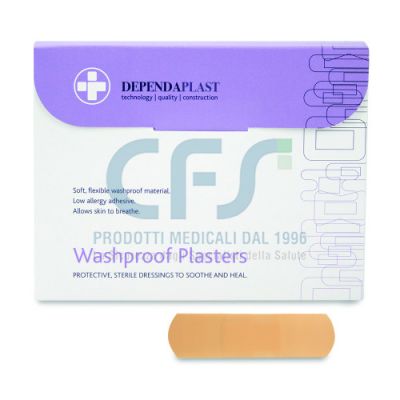 Cerotti impermeabili Dependaplast 7,5 cm x 2,5 cm (conf. 100 pz)