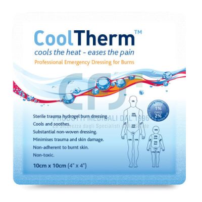 Medicazione per ustioni CoolTherm 10 cm x 10 cm