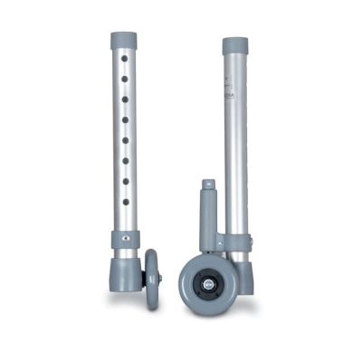 Ruote con sistema autobloccante RV7053 per deambulatori MOPEDIA - 8 fori (coppia)