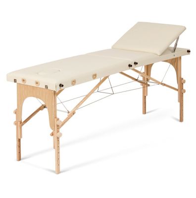 Lettino in legno pieghevole FLEX - Larghezza cm 62, regolabile in altezza