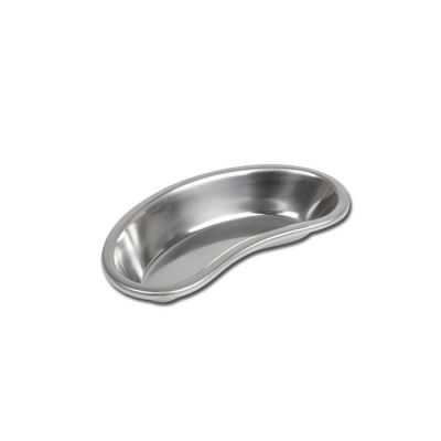 Bacinella reniforme inox cm 25 - bordo alto