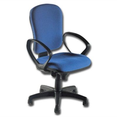 Sedia CREMONA in tessuto blu