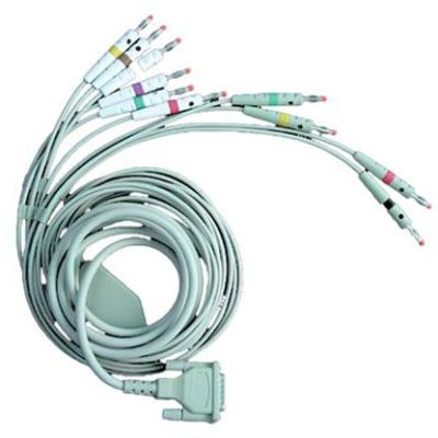 Cavo paziente ECG 10 terminazioni per ecg di varie marche