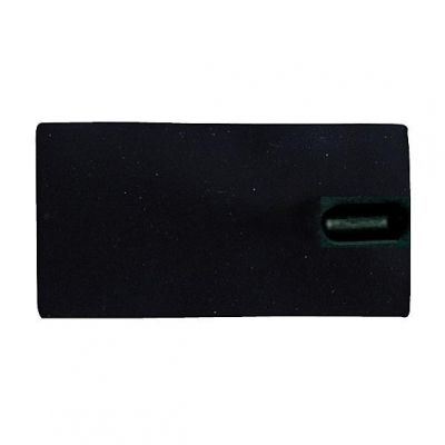 Elettrodo riutilizzabile in silicone conduttivo mm 80x120 - femmina 4mm