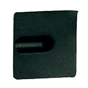 Elettrodo riutilizzabile in silicone conduttivo mm 50x50 - femmina 4 mm