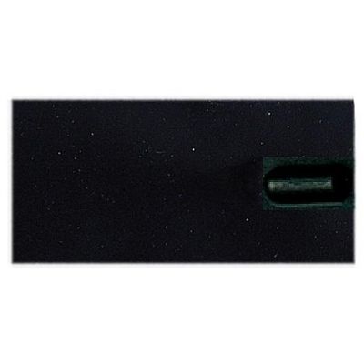 Elettrodo riutilizzabile in silicone conduttivo mm 50x100 - femmina 4 mm