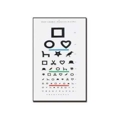Tavola optometrica Illetterati 28 x 56 - 6.1 m 