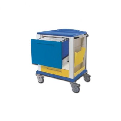 Carrello Porta Lastre e Cartelle KARREL K816174 con 2 cassetti portaoggetti
