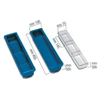 Contenitore con divisori a 3 scomparti per carrello Farmacia KARREL