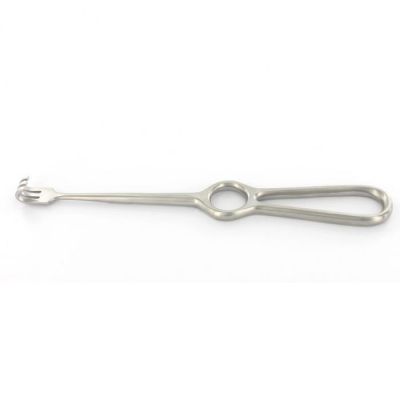 Retrattore volkman 3 denti smussi - 22 cm - GIMA